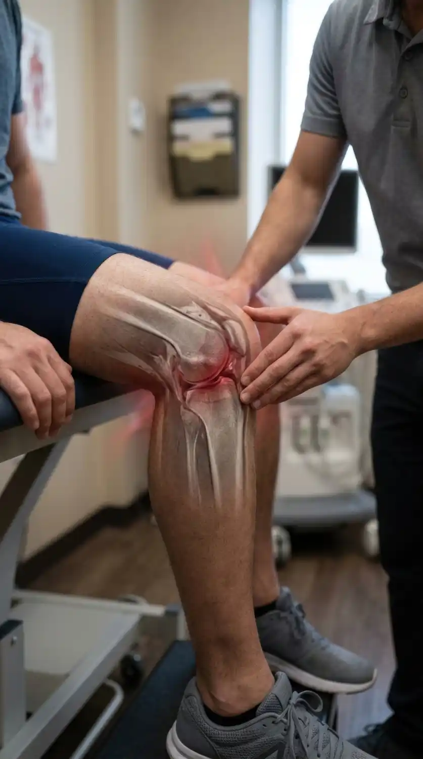 Knee physiotherapy for mobility and recovery