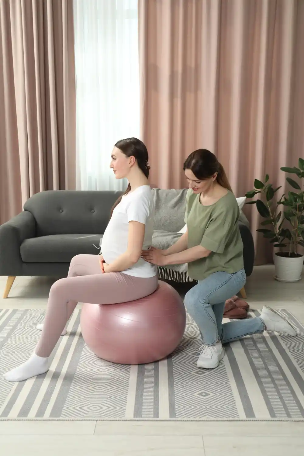 Pelvic floor exercise guidance during pregnancy