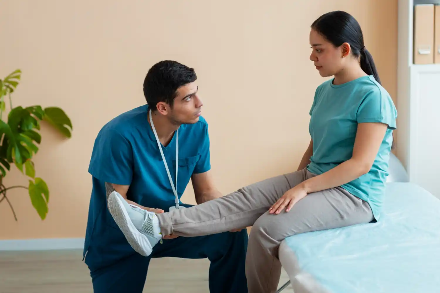 Physiotherapy assessment for movement and pain